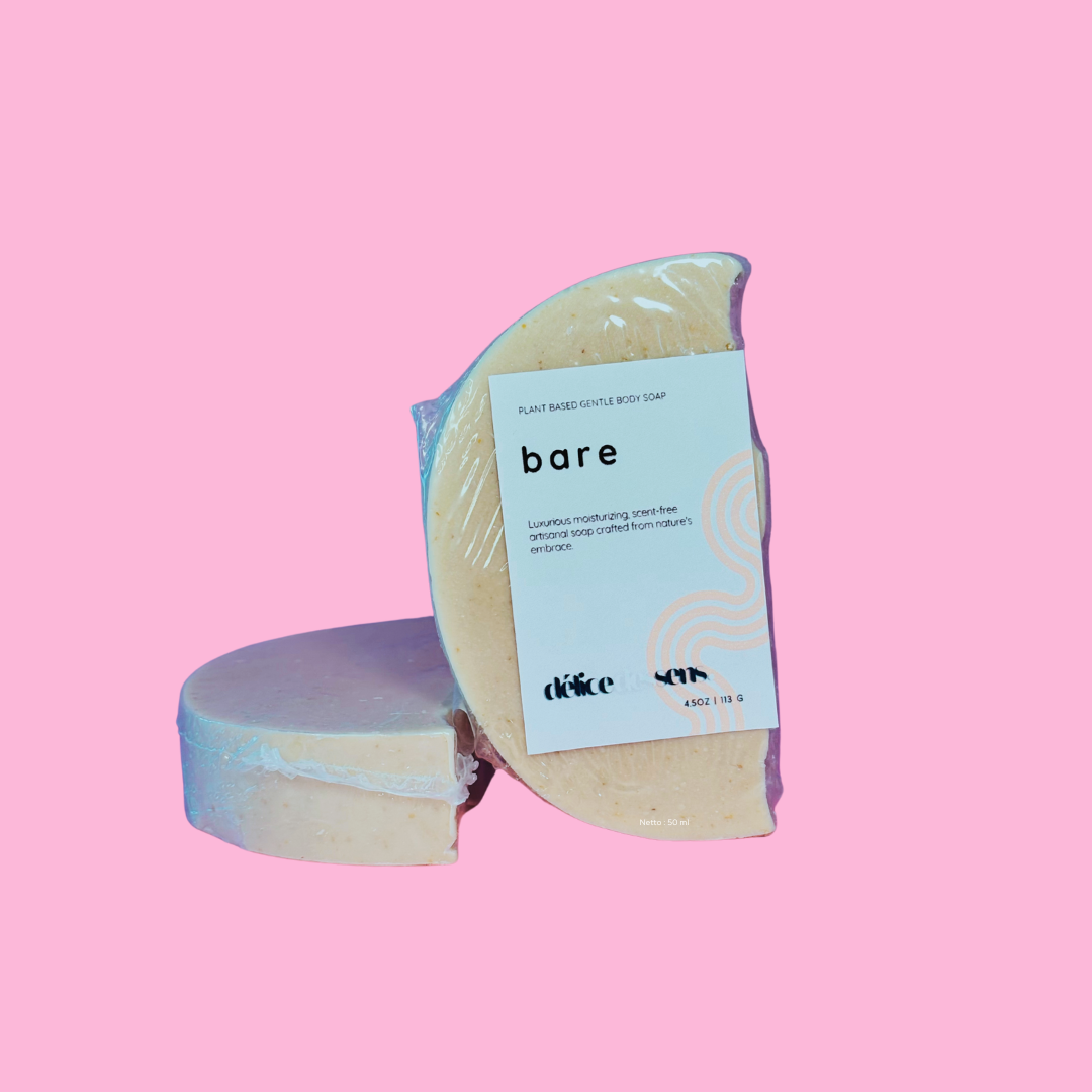 Bare for sensitive skin - Luxe Natural Bar Soap -Camelina oil Cold Process
