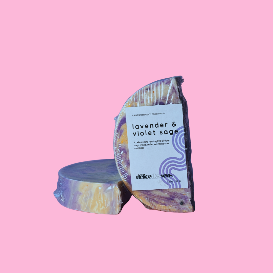 Lavender & Violet Sage - Luxe Natural Soap – Cold Process Handmade Bar Soap