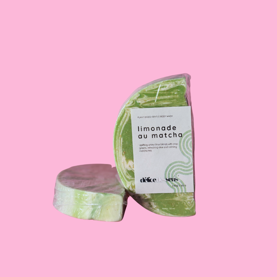 Limonade au Matcha -Luxe Natural Soap – Cold Process Handmade Bar Soap