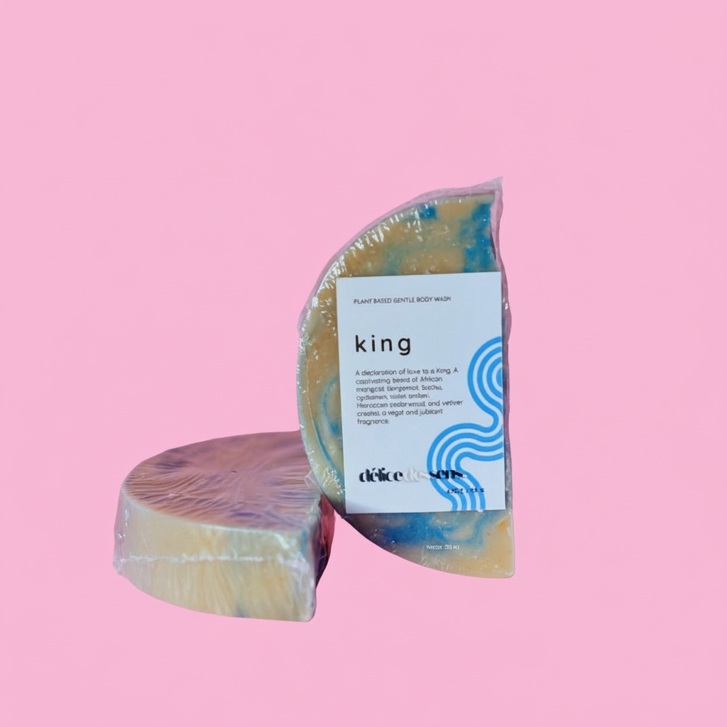 Handmade floral musk soap artisan cold process bar