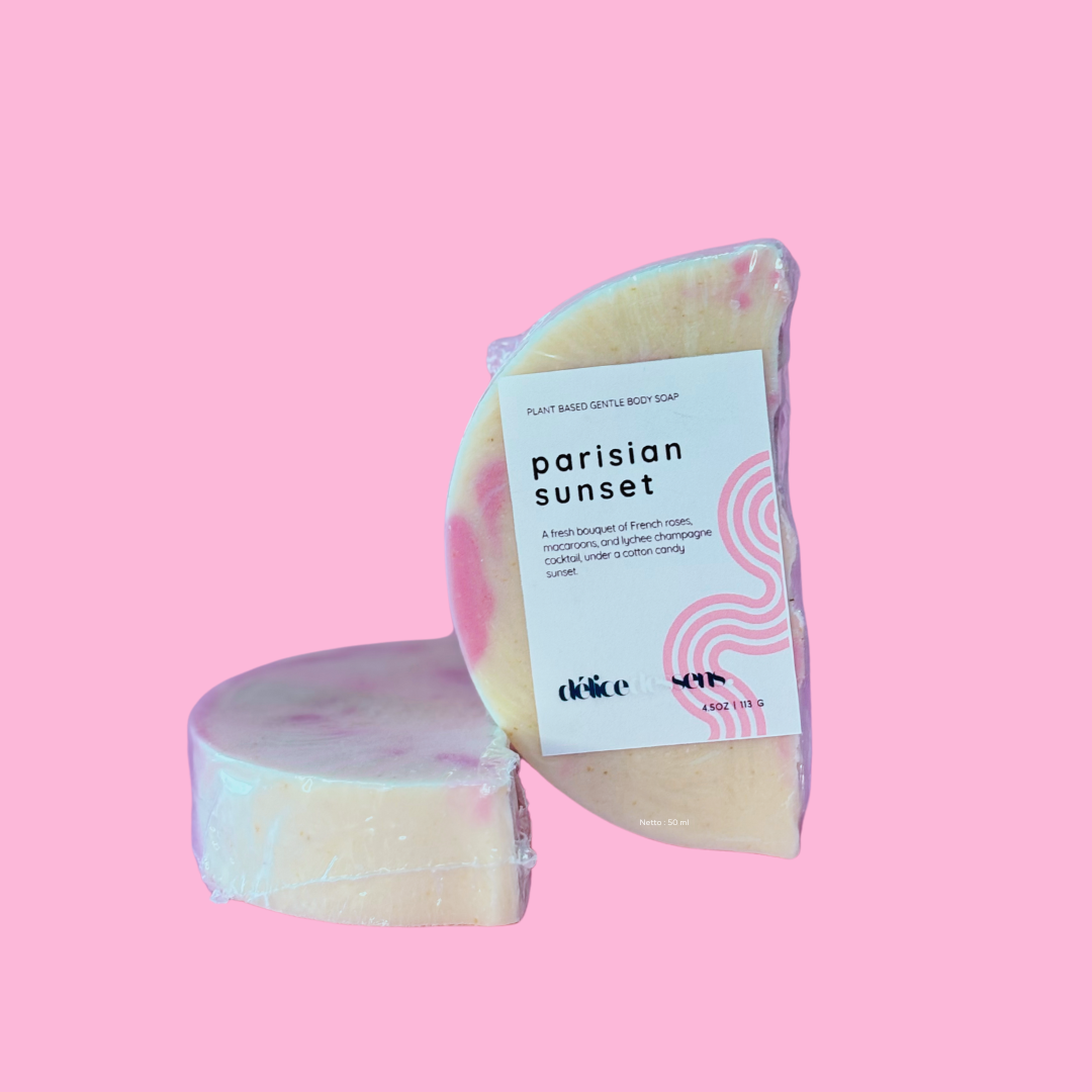 Parisian Sunset -Luxe Natural Soap – Cold Process Handmade Bar Soap