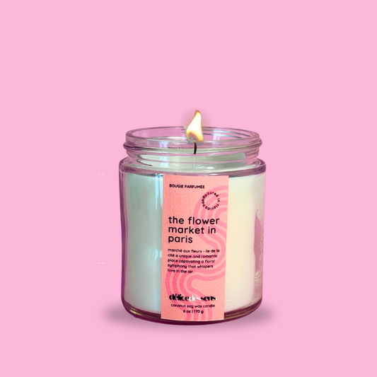 The Flower Market in Paris Candle | Peony & Blush Candle