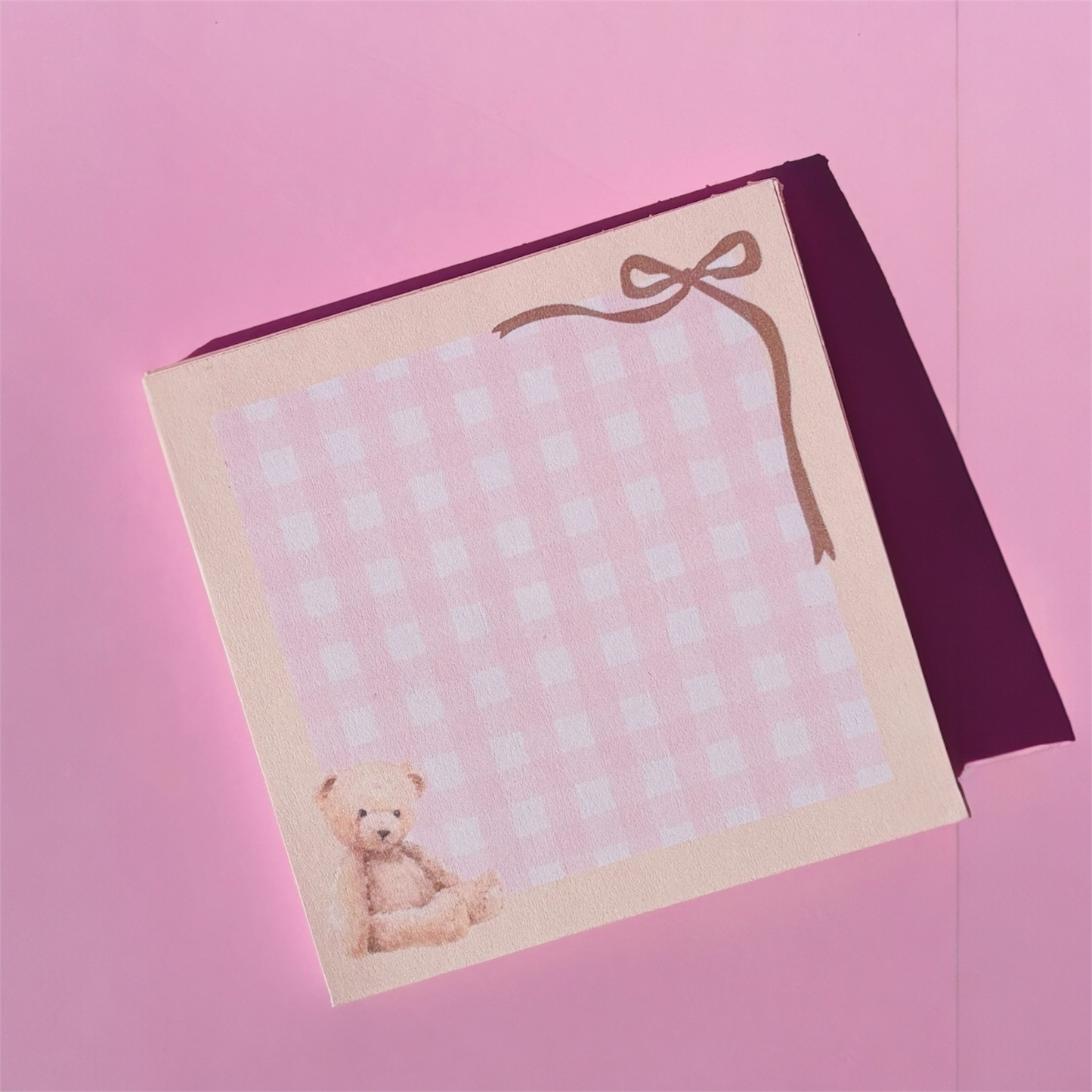 Sticky note bear beige 