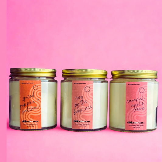 Fall Candles | Cozy Autumn Fragrances |Coconut Soy Candle