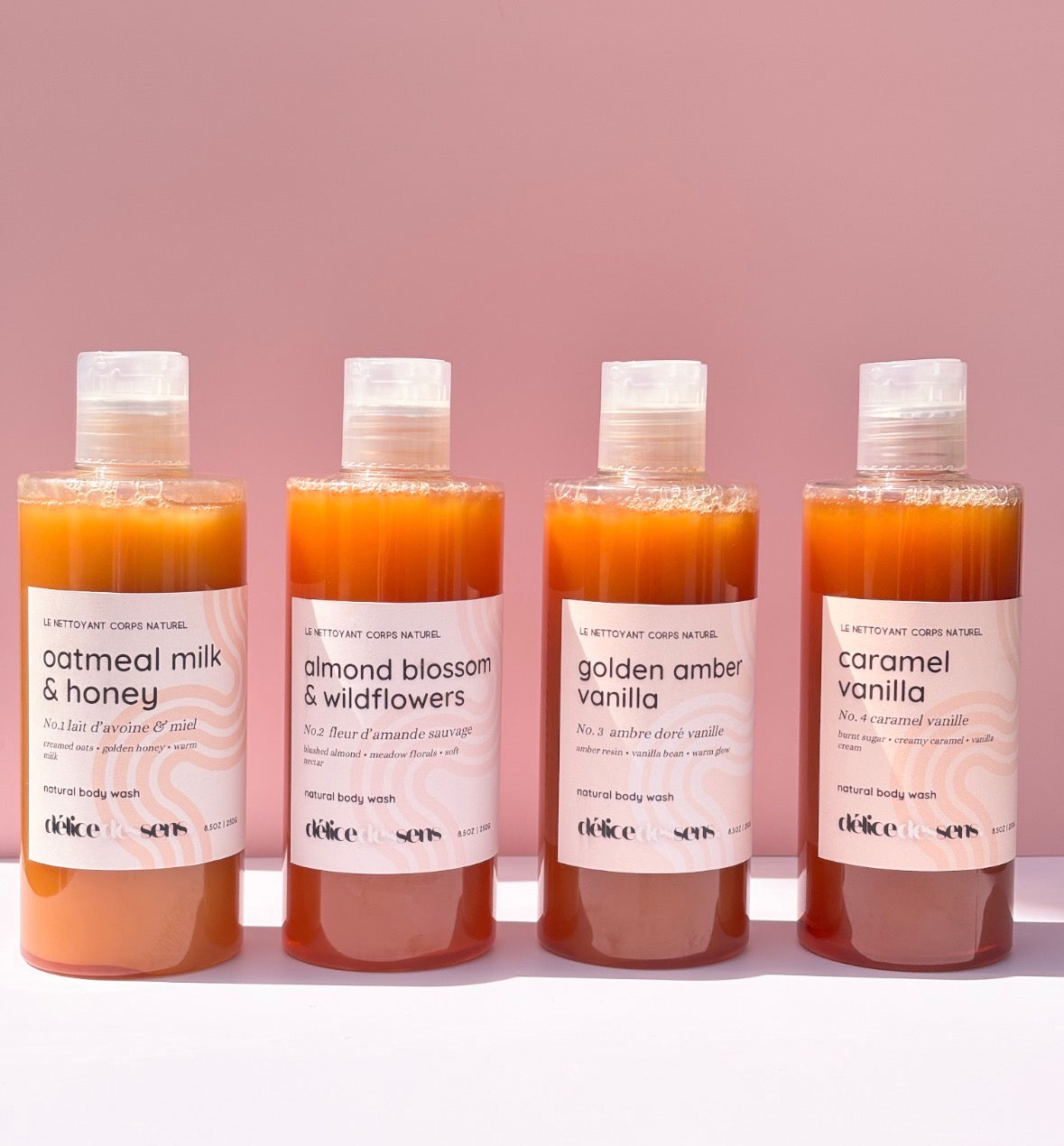 Natural Body Wash | Clean, Gentle & Plant‑Based| Amber Milk Collection