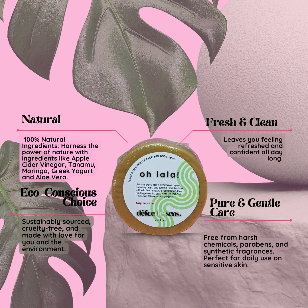 Natural feminine hygiene soap cold process handmade pH balanced