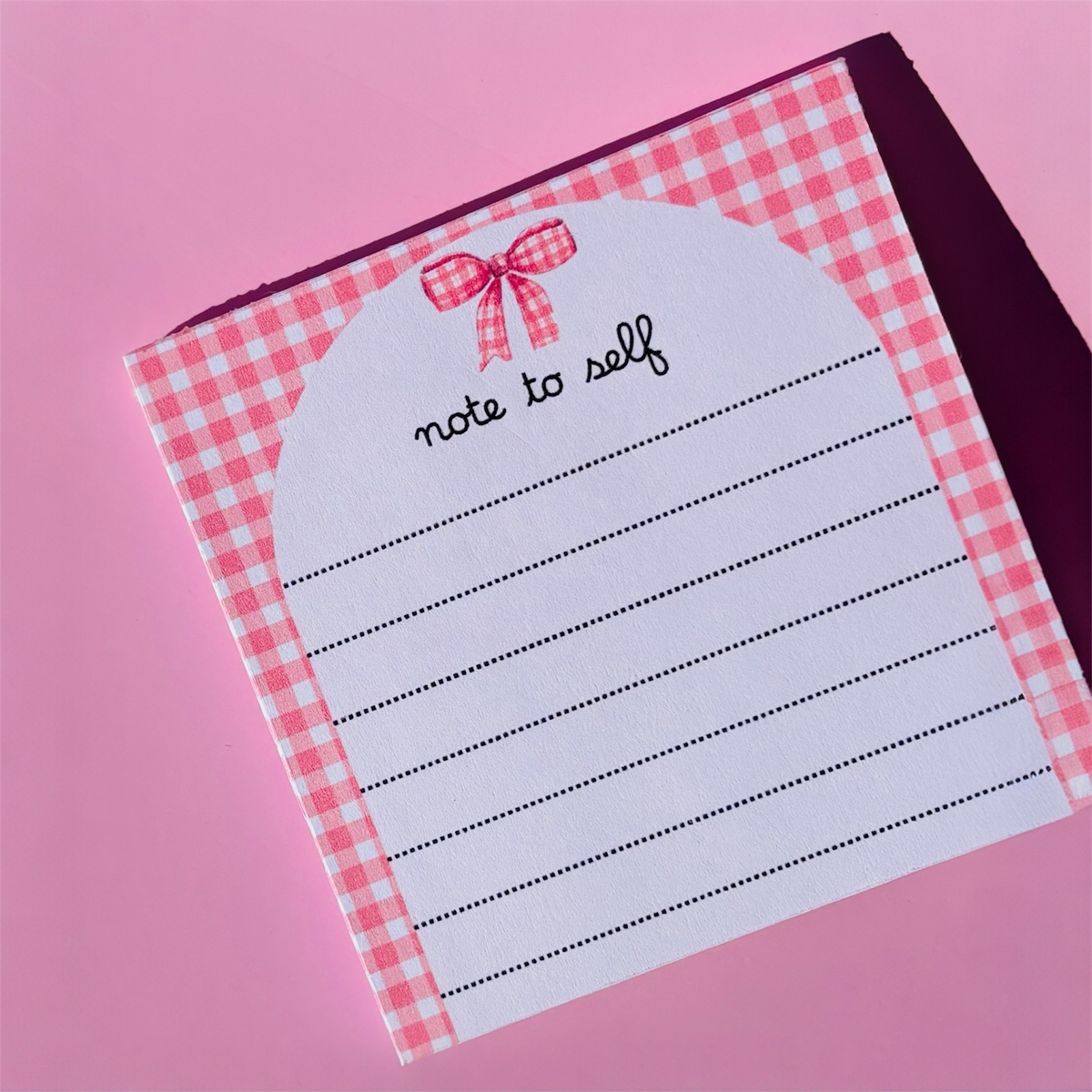 Sticky note to self