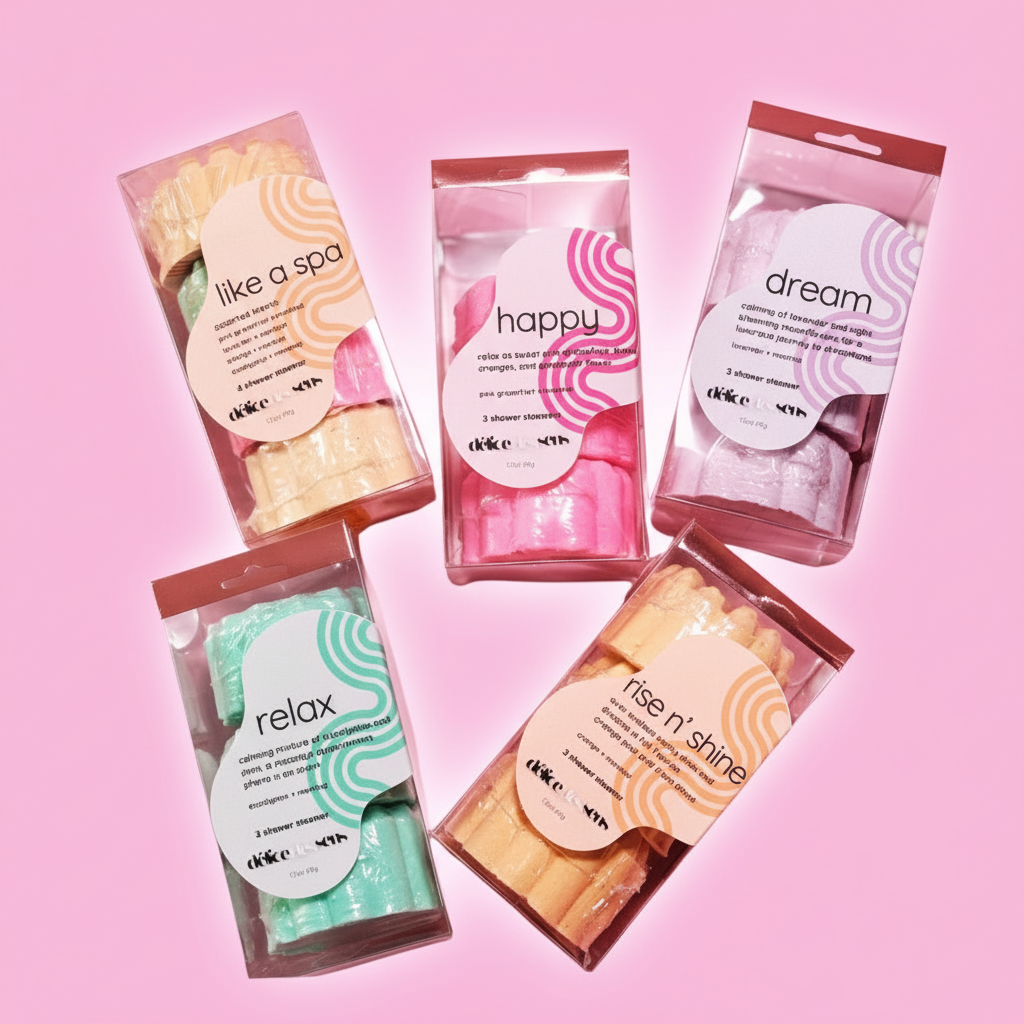  Aromatherapy shower steamers with menthol crystals spa shower bombs