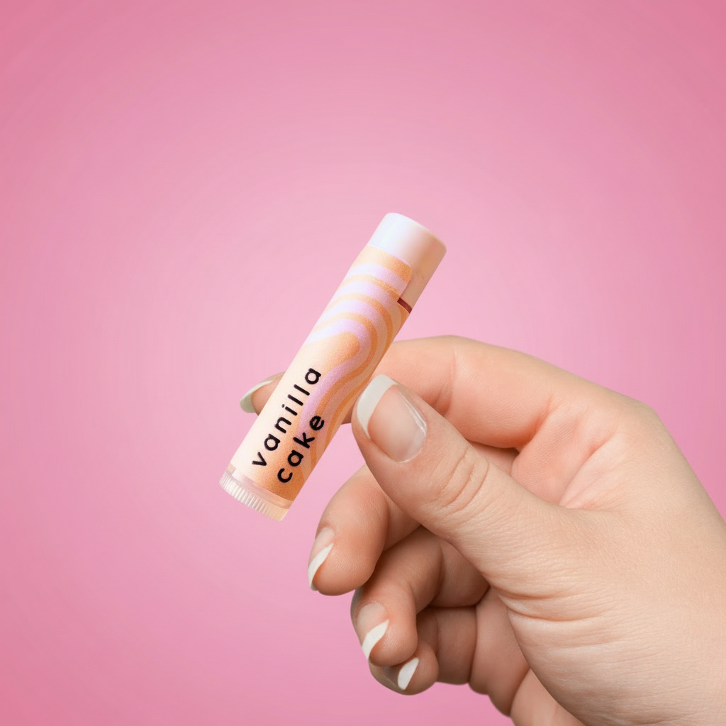  Natural lip balm treatment cupuaçu butter squalane hydration