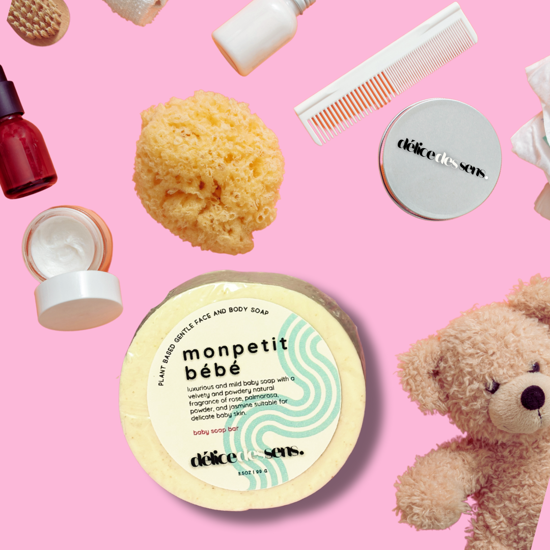 Natural baby soap handmade cold process gentle nourishing care